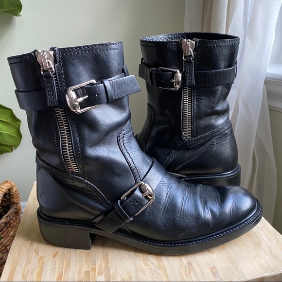 gucci moto boots